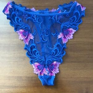 Lise Charmel Thong Panty France Couture Embroidery